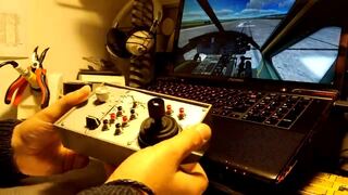 DIY compact analog joystick flight control